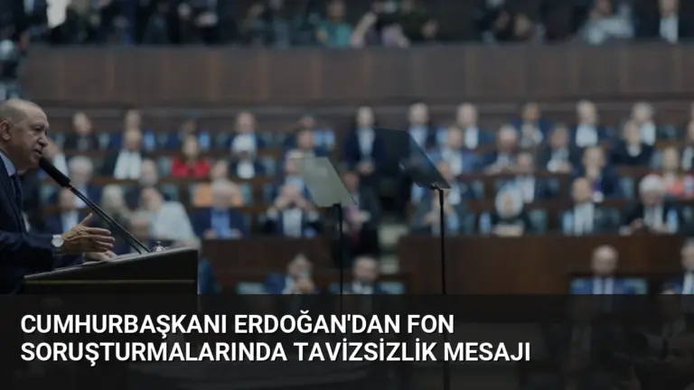 Cumhurbaşkanı Erdoğan’dan Fon Soruşturmalarında Tavizsizlik Mesajı