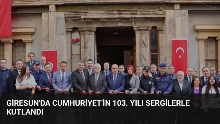 Giresun'da Cumhuriyet'in 103. Yılı Sergilerle Kutlandı