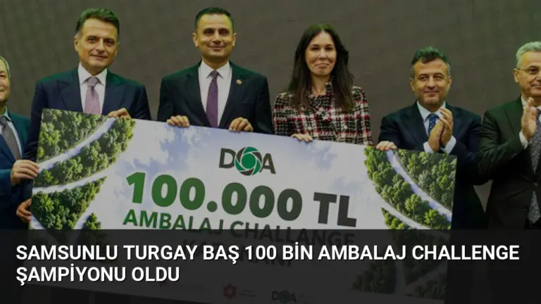 Samsunlu Turgay Baş 100 Bin Ambalaj Challenge Şampiyonu Oldu