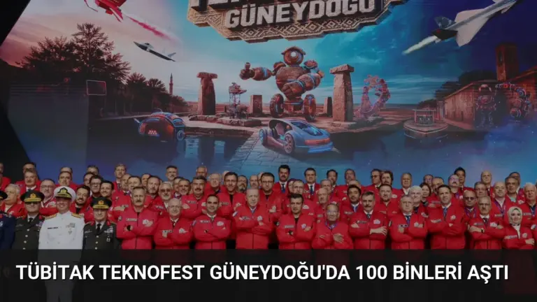 TÜBİTAK TEKNOFEST Güneydoğu’da 100 Binleri Aştı