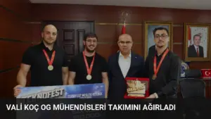 Vali Koç OG Mühendisleri Takımını Ağırladı