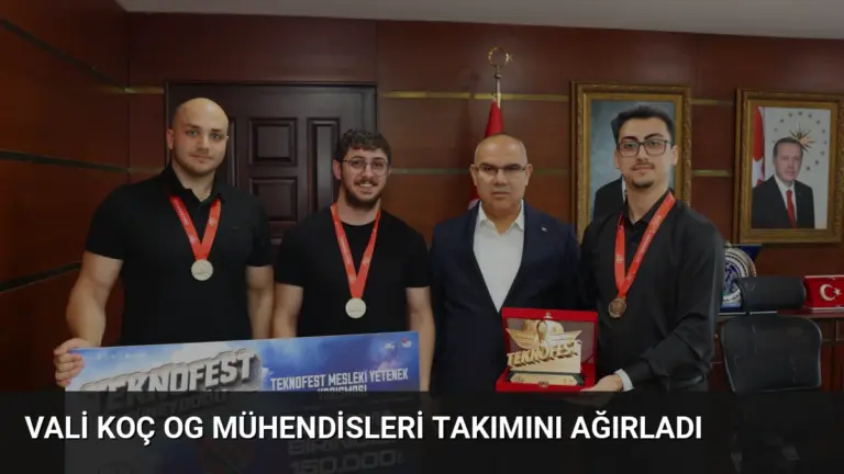 Vali Koç OG Mühendisleri Takımını Ağırladı